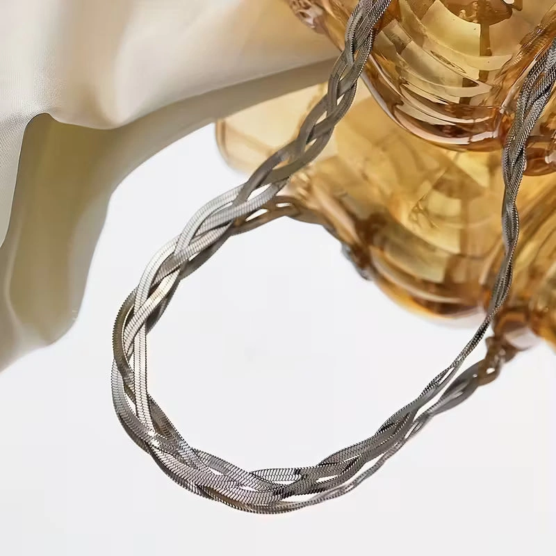 CORDÃO TRANÇADO 3 FIOS - AÇO INOXIDÁVEL - alternativa