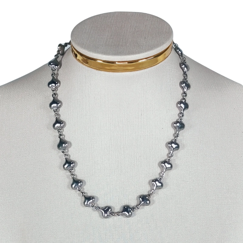 COLAR CORAÇÕES EM AÇO INOXIDÁVEL - alternativa