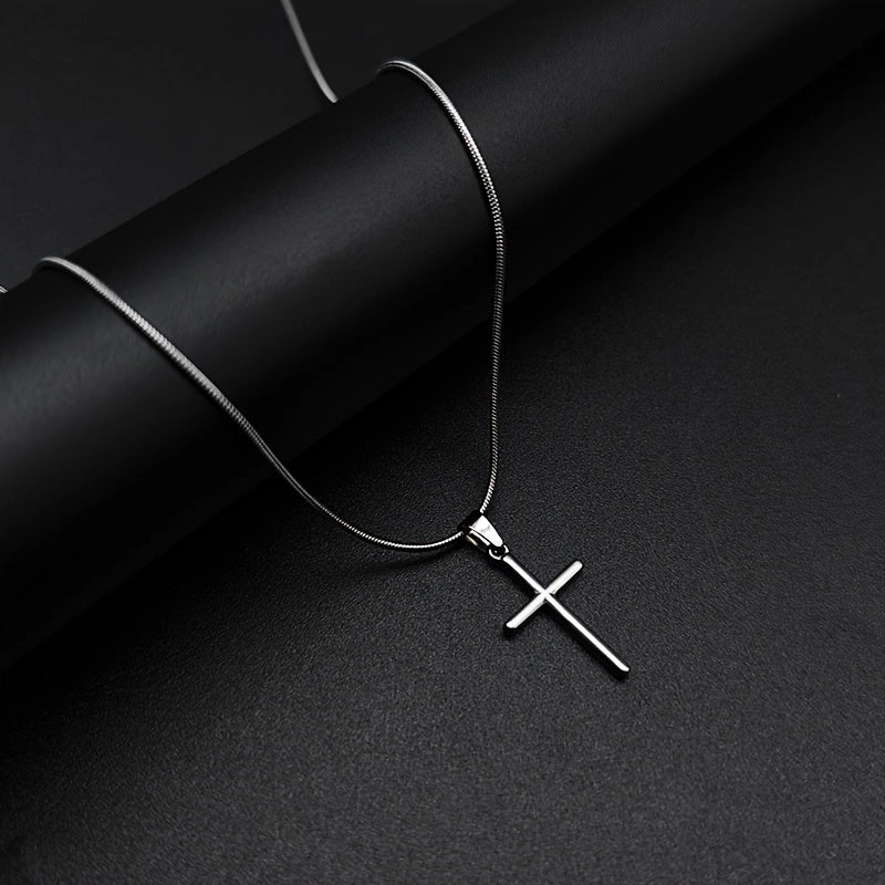 CORRENTE CRUCIFIXO AÇO INOXIDÁVEL