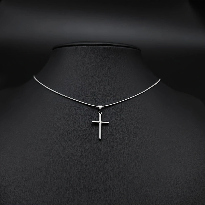 CORRENTE CRUCIFIXO AÇO INOXIDÁVEL - alternativa