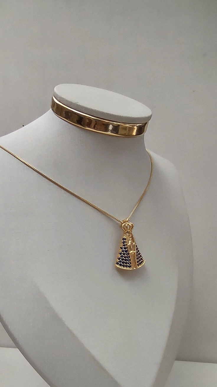 CORRENTE FOLHEADA NOSSA SENHORA - alternativa